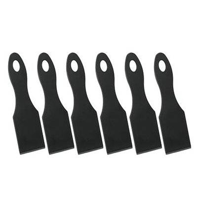 Lot de 6 spatules à raclette nylon  - METALTEX - 256012 - 143806 - 8002522560125