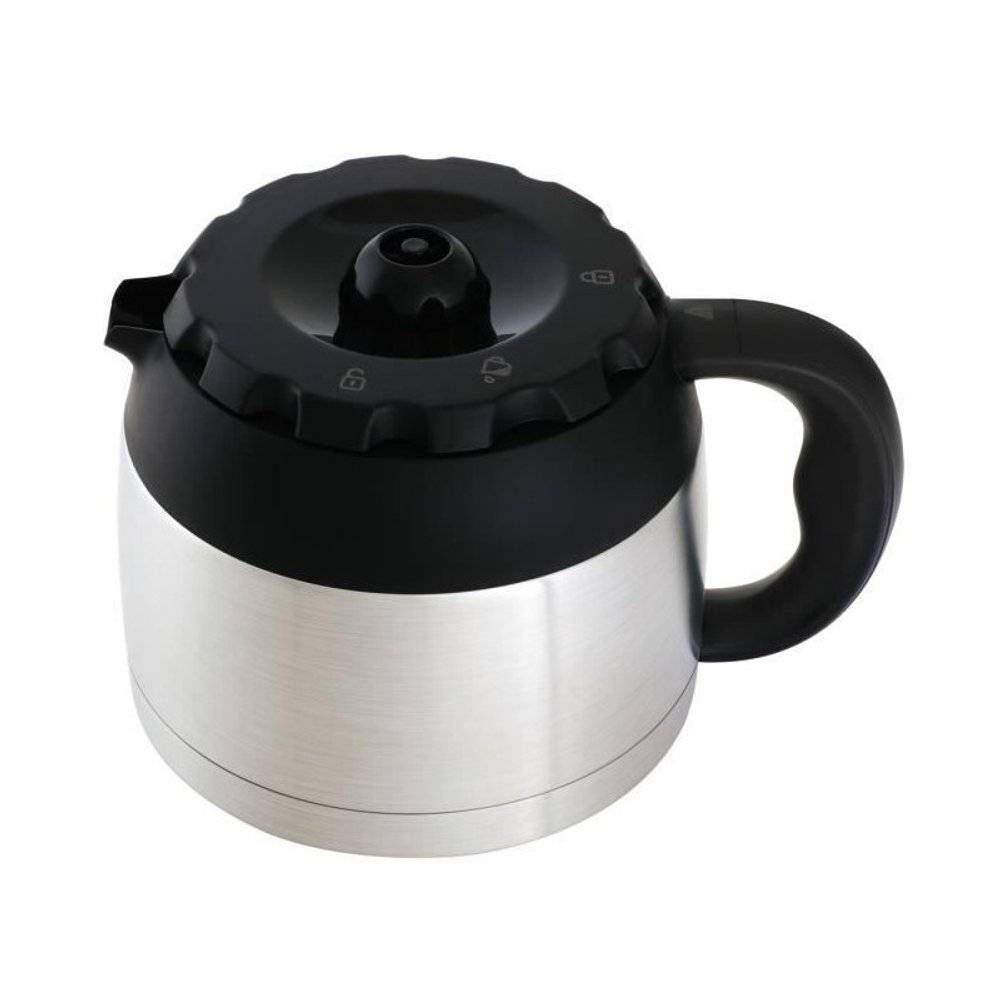 Cafetière isotherme programmable 12 tasses 800w noir/inox - MOULINEX -  ft362811 - Brico Privé