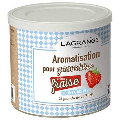 Pot de 425g arome fraise pour yaourtière  - LAGRANGE - 380320 - 157279 - 3196203803207