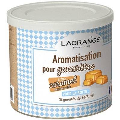 Pot de 425g arome caramel beurre salé pour yaourtière  - LAGRANGE - 380350 - 84980 - 3196203803504