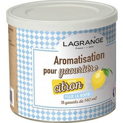 Pot de 425g arome citron pour yaourtière  - LAGRANGE - 380360 - 157281 - 3196203803603
