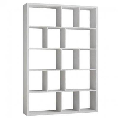 Bibliothèque design RUBY blanc mat largeur 150 cm - 20100893747 - 3663556381220