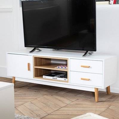Meuble TV ROSS blanc - 3106 - 3701227208695