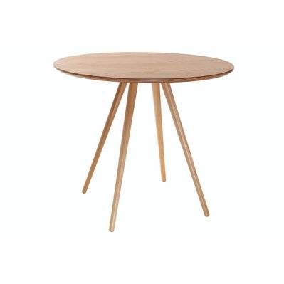 Table à manger ronde bois clair D90 cm ARTIK - L90xP90xA75 - 26238 - 3662275056082