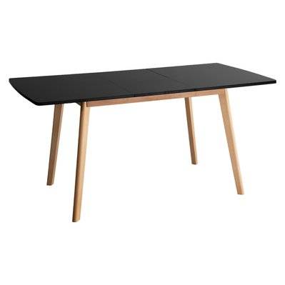 Table extensible HELGA 120 / 160cm noire - 4157 - 3701227211183
