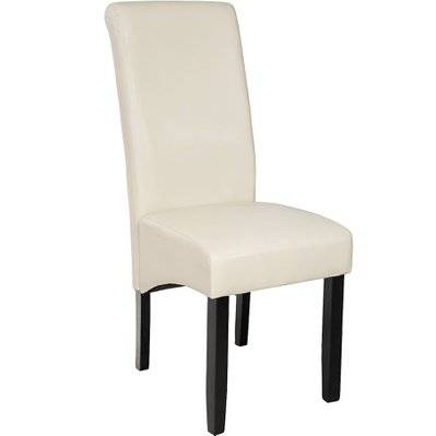 Tectake  Chaise aspect cuir - crème - 400556 - 4260182872970