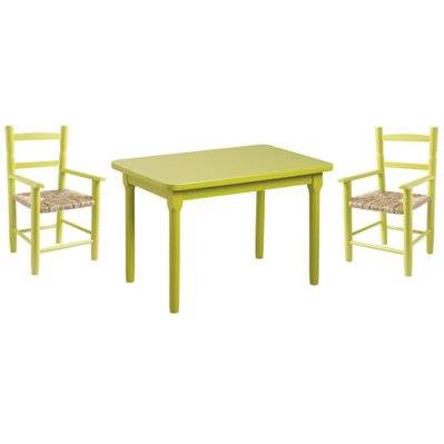 Salon enfant 1 table 2 fauteuils Anis - 9618 - 3700866301354