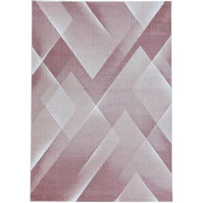 TREND - Tapis à motifs géométriques - Rose 140 x 200 cm - COSTA1402003522PINK - 3701479506303