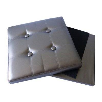 Pouf pliable PVC Bronze - 18073 - 3700301133137