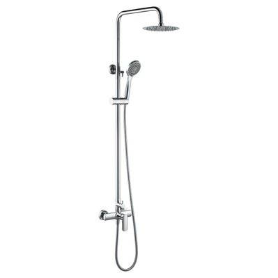 Barre de douche avec support douchette réglable 62 cm chrome Grohe Vitalio