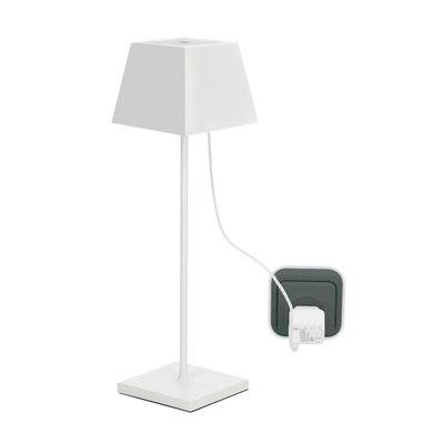 Lampe Portable LITTA Square IP54 Touch dimming LED SMD 2.20W 200lm(150lm) CRI80 3000K 45º microUSB White - 914B-L0103L-01 - 8433264122515