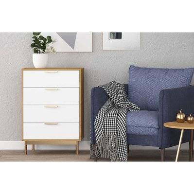 Commode scandinave pieds finition rose gold FYN - 227699 - 3760313248151