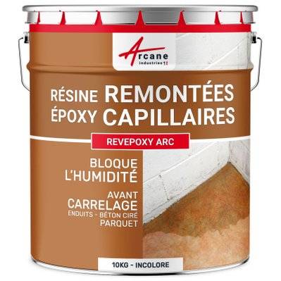Peinture epoxy anti remontées capillaires humidité - REVEPOXY ARC-10 kg - 149_23596 - 3700043492943
