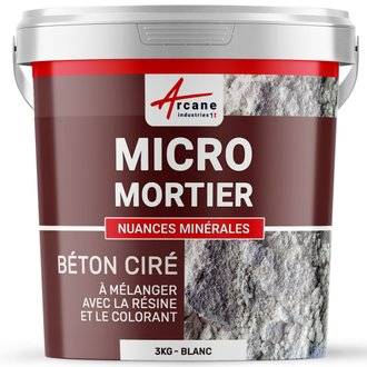 Mortier pour béton ciré - MICRO-MORTIER BETON CIRE 3 kg -