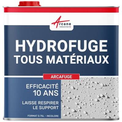 Produit Hydrofuge - Imperméabilisant tuiles, murs, sols poreux - ARCAFUGE 0.75 L (jusqu'à 3.75 m²) - - 8_25046 - 3700043452206