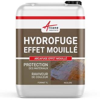 Hydrofuge Imperméabilisant Effet Mouillé - ARCAFUGE EFFET MOUILLÉ 1 L (jusqu'à  10m²) -