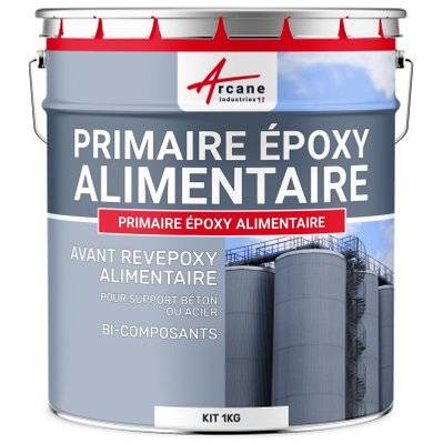 Primaire Epoxy pour contact Alimentaire - PRIMAIRE EPOXY ALIMENTAIRE-1 kg - 208_23350 - 3700043492028