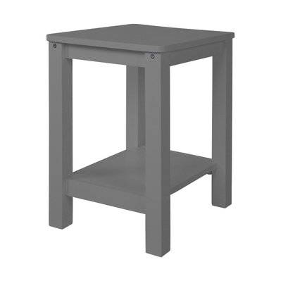 Table d'appoint table de chevet moderne et intemporelle en bois gris hauteur 74 cm MOC06018 - MOC06018 - 3000898369606