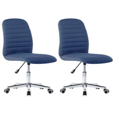Lot de 2 chaises de salle à manger cuisine design moderne tissu bleu CDS020244 - CDS020244 - 3001069699782