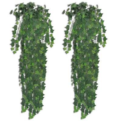 Lot de 2 plantes artificielles lierre vert 90 cm DEC021898 - DEC021898 - 3001353969607