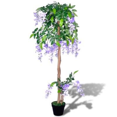 Plante wisteria artificiel avec pot 120 cm DEC021896 - DEC021896 - 3001354169600