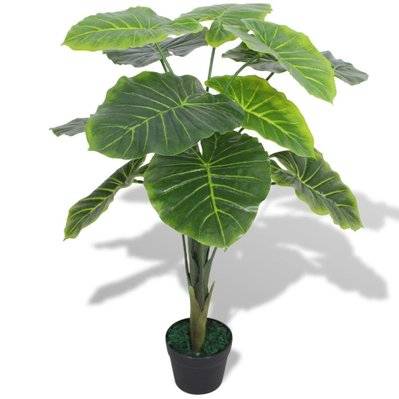 Plante artificielle avec pot taro 70 cm vert DEC021913 - DEC021913 - 3001352169602