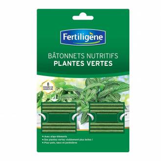 Bâtonnets nutritifs Fertiligène - spécial plantes vertes - 40 pièces