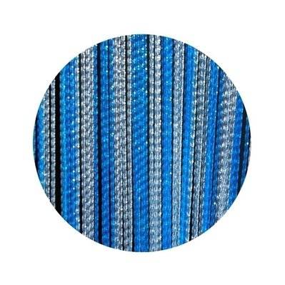 Rideau de porte en PVC bleu Rimini 90x210 cm - 44363 - 8719325156737