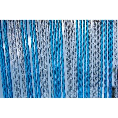 Rideau de porte en PVC bleu Rimini 90x210 cm - 44363 - 8719325156737