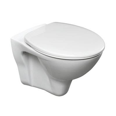 Villeroy & Boch Pack WC Bâti-support Viconnect + WC Cersanit S-Line Pro + Abattant + Plaque blanche (ViConnectS-LinePro-2) - 0750122366026 - 0750122366026