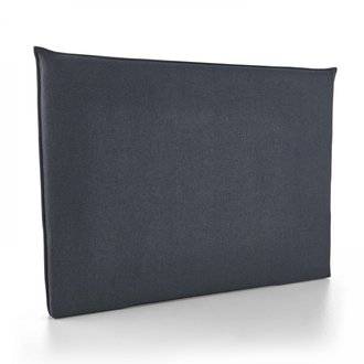 Tête de lit en tissu gris anthracite 140 cm