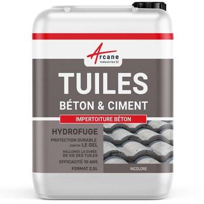 Hydrofuge Imperméabilisant Toiture - Tuile Béton - IMPERTOITURE BETON 2.5 L (jusqu'à  12.5 m²) - - 209_23545 - 3700043417045