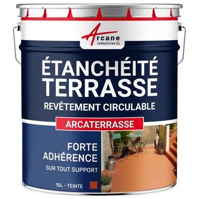 Peinture, résine étanchéité Terrasse et Balcon : ARCATERRASSE-10 L Tuile - 21_23463 - 3700043464018