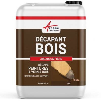 Décapant pour Bois - Produit décapant peinture, vernis - ARCADECAP BOIS-1 L - 919_30708 - 3700043443679