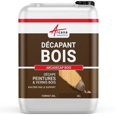 Décapant pour Bois - Produit décapant peinture, vernis - ARCADECAP BOIS-20 L - 919_31449 - 3700043443693