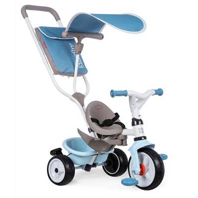 Tricycle enfant Baby Balade Plus Bleu - Smoby - 31192 - 3032167414007