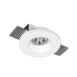 Support Spot GU10 LED Rond Blanc Ø100mm - SILAMP