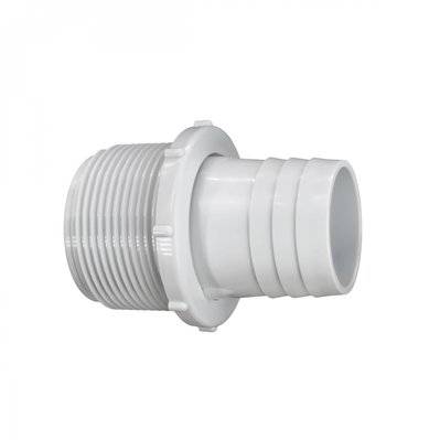 Embout cannelé pour raccord tuyau flottant - 1-1/2 - Ø 38 mm - Blanc - 3396 - EGK1980 - 3660149633964