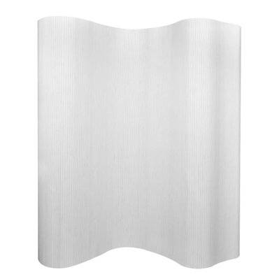Paravent séparateur de pièce cloison de séparation décoration meuble bambou blanc 250 cm 0802012/2 - 0802012/2 - 3000143318984