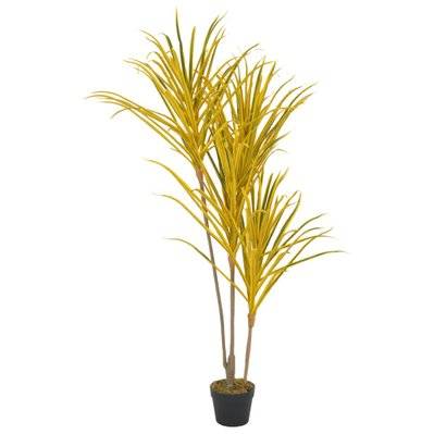 Plante artificielle avec pot dracaena jaune 125 cm décoration intérieur DEC022032 - DEC022032 - 3001335469606