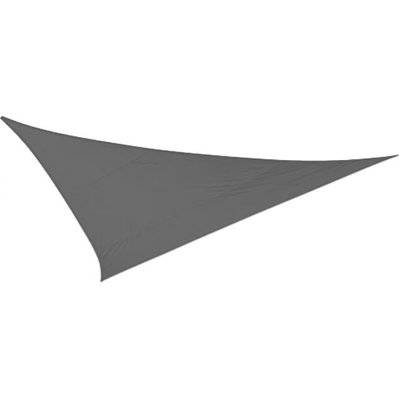 Toile d'ombrage triangulaire 5 mètres gris - 26611 - 3760175000058