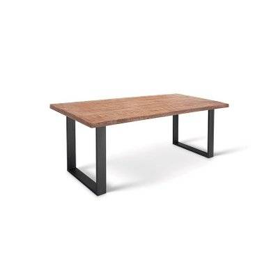 Table à manger design bois massif NIKO - Table rectangulaire - 3914 - 3664573028488