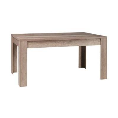Table pour salle à manger ROMI. Dimensions 160 cm. Coloris Oak canyon, chêne clair. - 5324 - 3664573031013