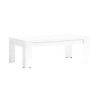 Table basse collection FABIO. Meuble type Design coloris blanc. Effet ultra tendance pour votre salon. - 5270 - 3664573030504