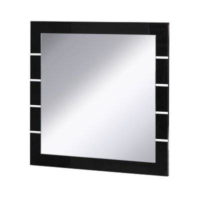 Lot de 3 miroirs LINA noir et  blanc brillant - 495 - 3664573008718