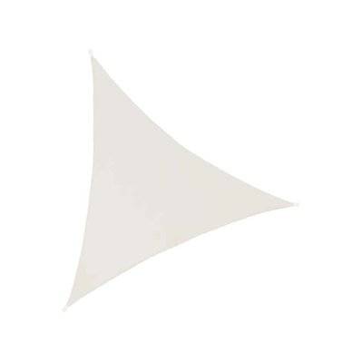 Toile d'ombrage triangulaire 3 mètres blanc gardenia - 55113 - 3760175000188