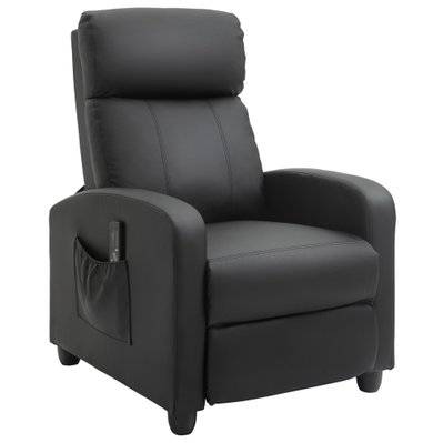 Fauteuil de relaxation inclinable réglable repose-pied - 700-143V90BK - 3662970096512