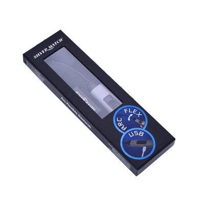 SILVER MATCH - Allume Gaz Electrique USB Rotation 360 ° - Blanc - 40674242 - 3661075196639