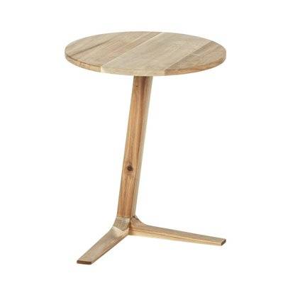 Table d'appoint ronde Acina en bois d'Acacia - 399508 - 4008838337394