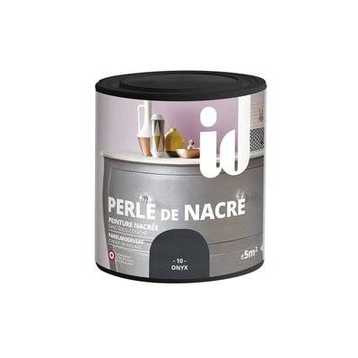 Peinture meubles et boiseries PERLE DE NACRE 500ML ONYX - ID Paris - A004255 - 3302150043539